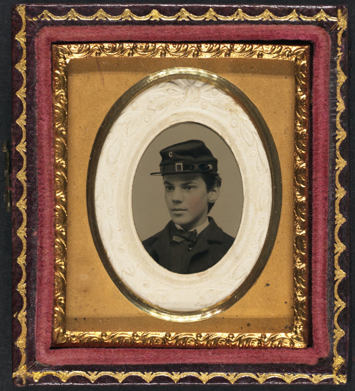 Kepi takan genç Birlik askeri, 1862 dolayları by American Photographer