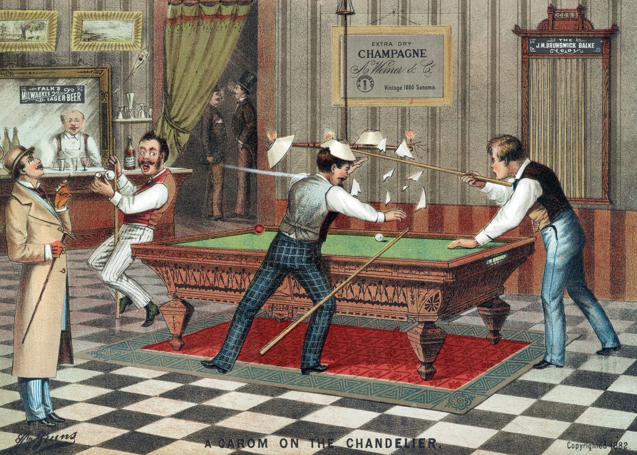 Avizede Bir Karambol, pub. 1882 by American School