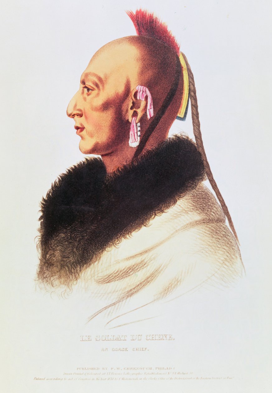 Bir Osage Şefi by American School