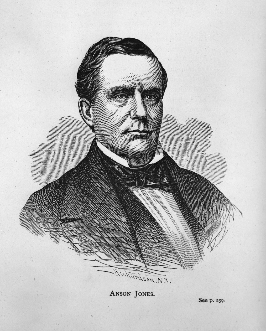 Anson Jones, Texas History Scrapbook