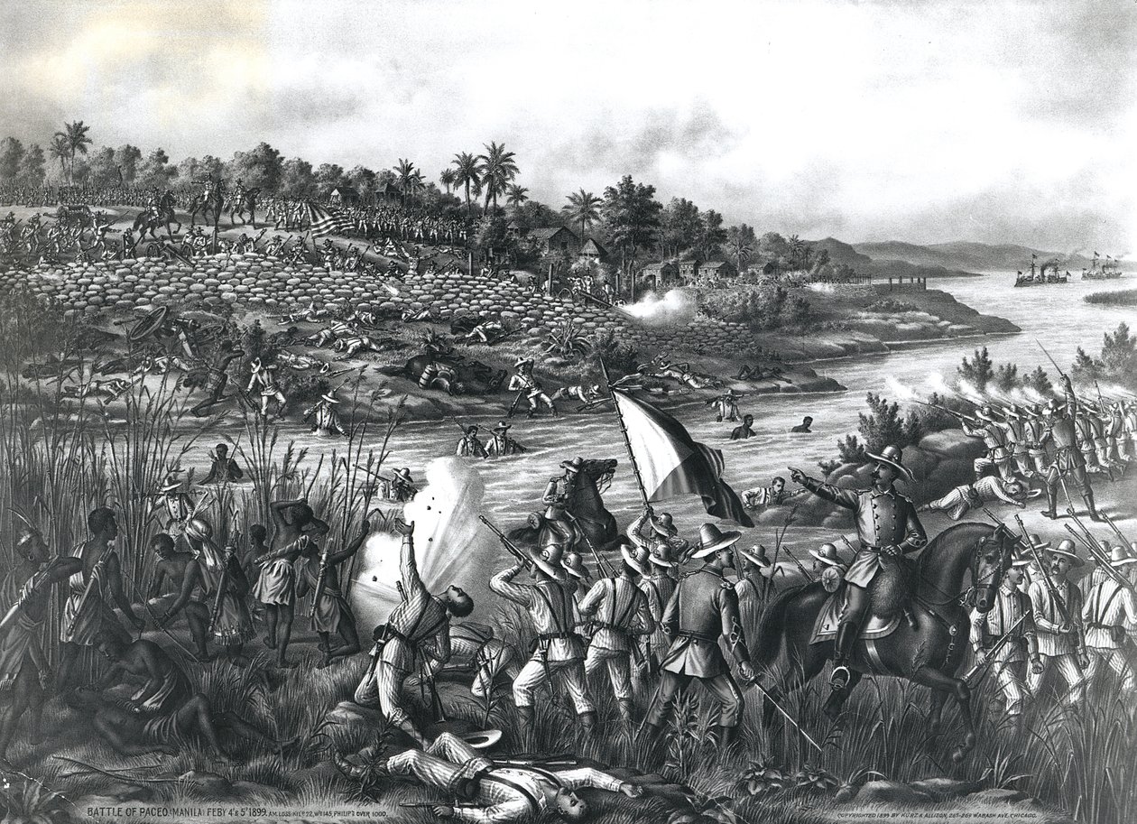 Paceo Savaşı (Manila), Filipinler, 4-5 Şubat 1899 by American School