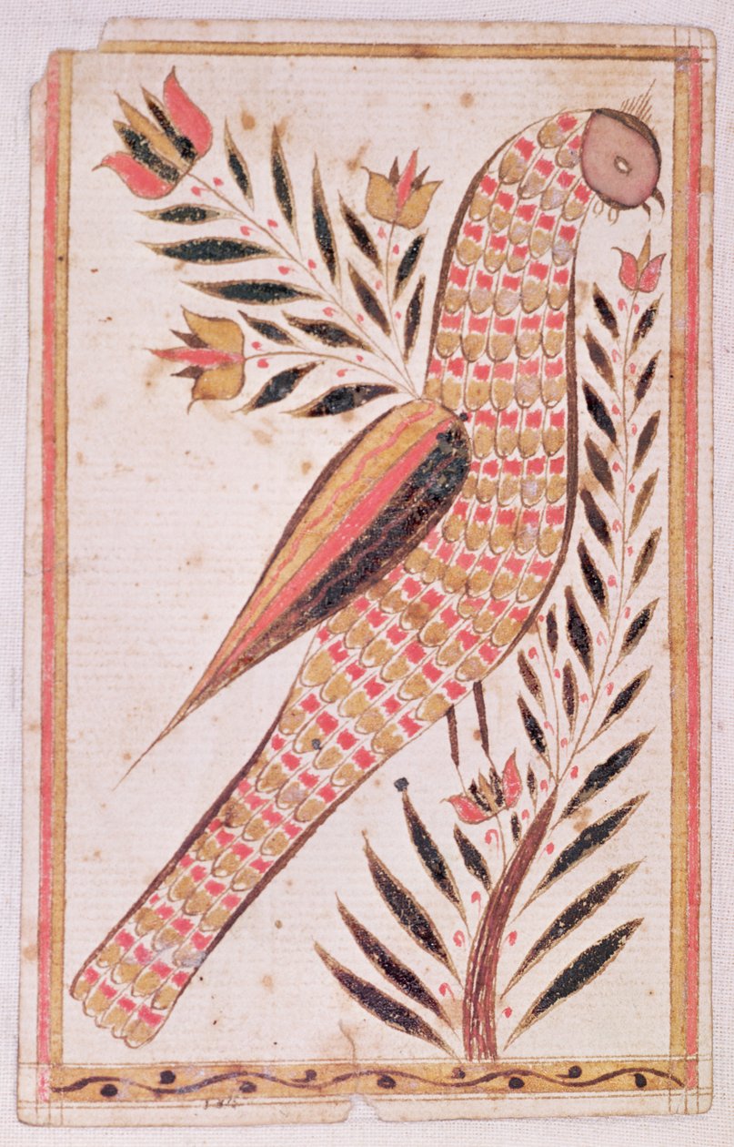 Kuş (kağıt üzerinde tuvalet ve guaj) by American School