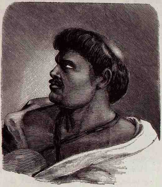 Amazon ve Madeira Nehirlerinden Coroados şefi Capitao Vei-Bang, Franz Keller, 1874 by American School