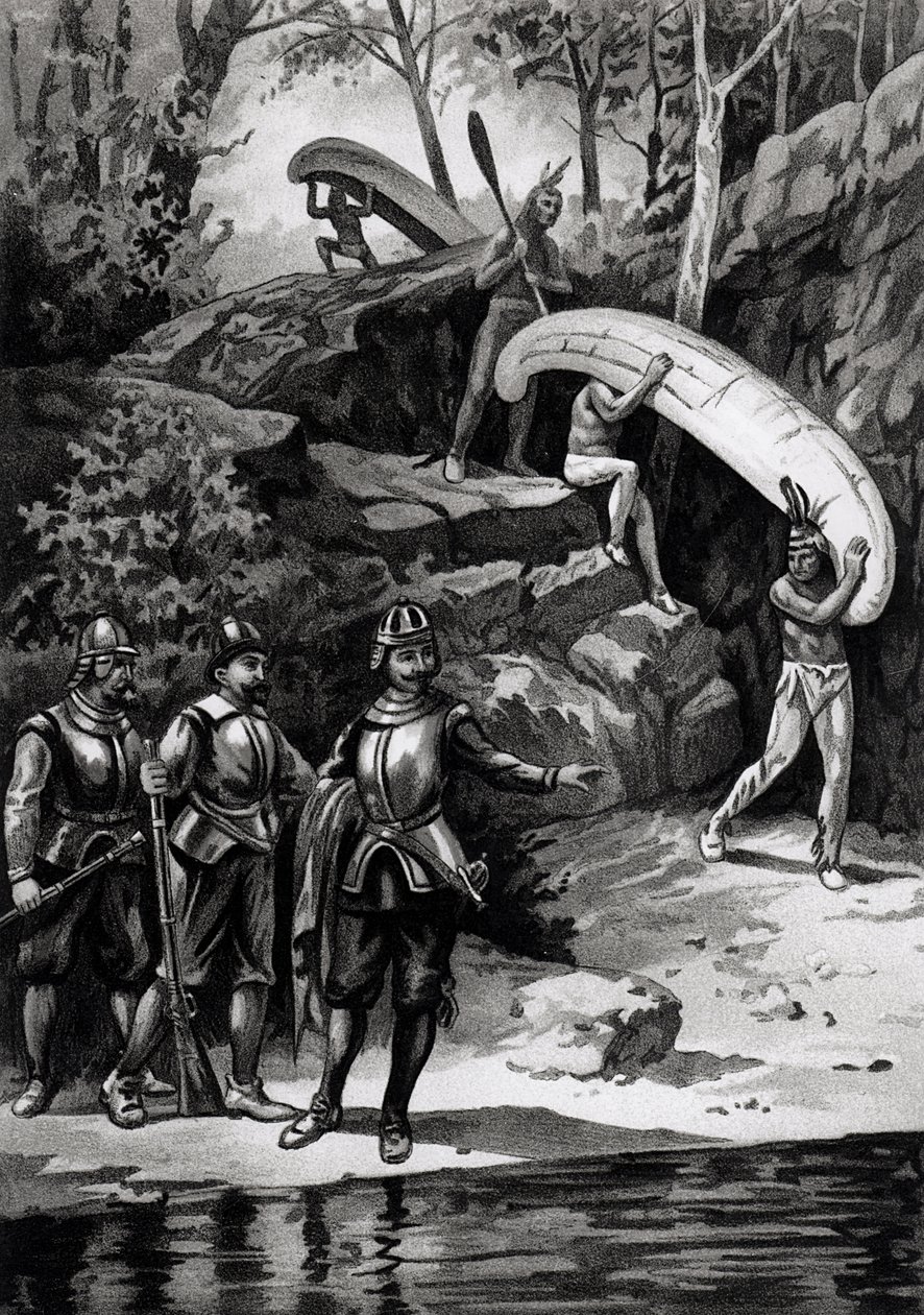 Champlain Kanada Vahşi Doğasını Keşfetmek, 1603, 