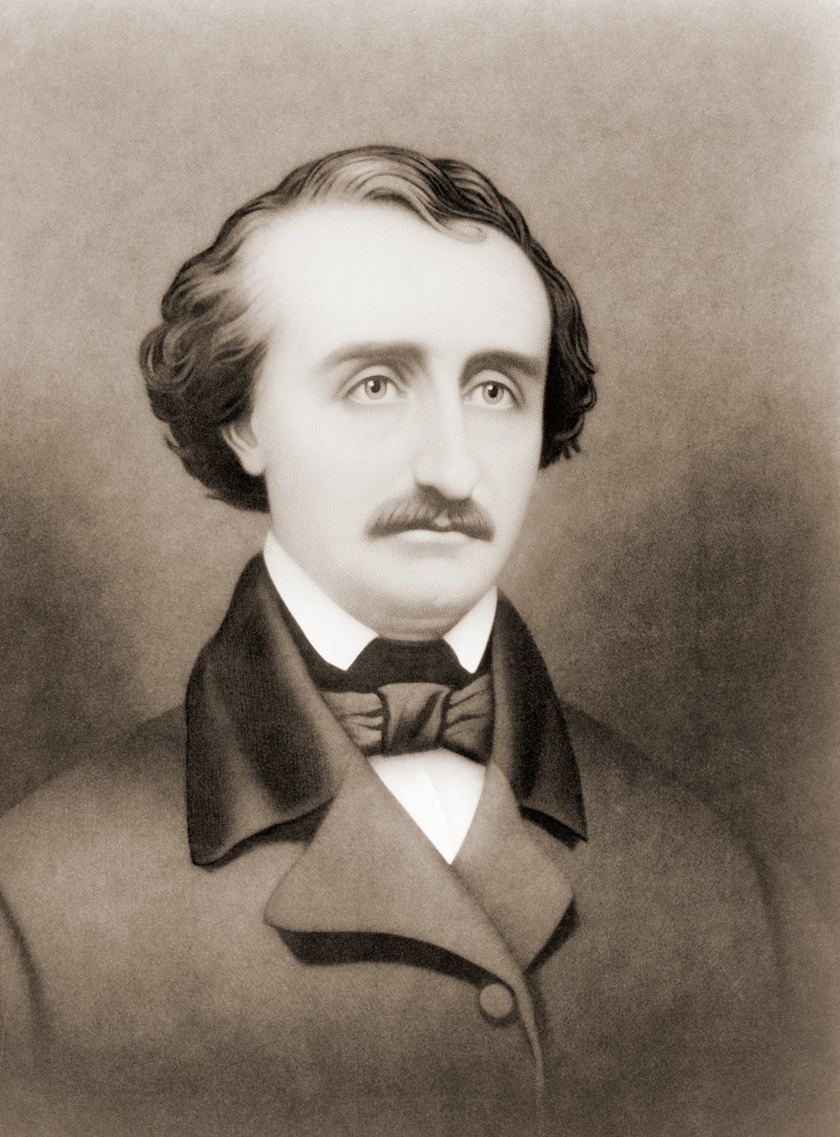 Edgar Allen Poe, after a 19th century print  by American School