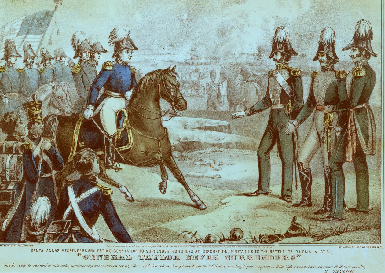General Taylor asla teslim olmaz, 1847 by American School