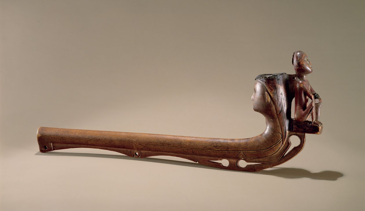 Iroquois Pipe, c.1725 (ahşap) by American School