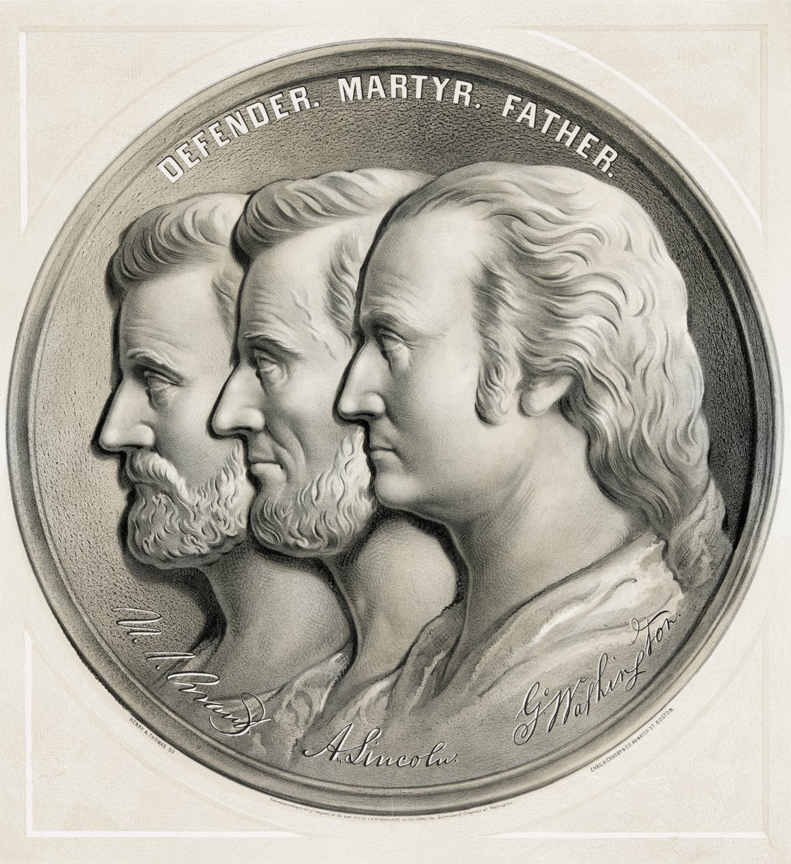 Ulysses S. Grant, Abraham Lincoln ve George Washington