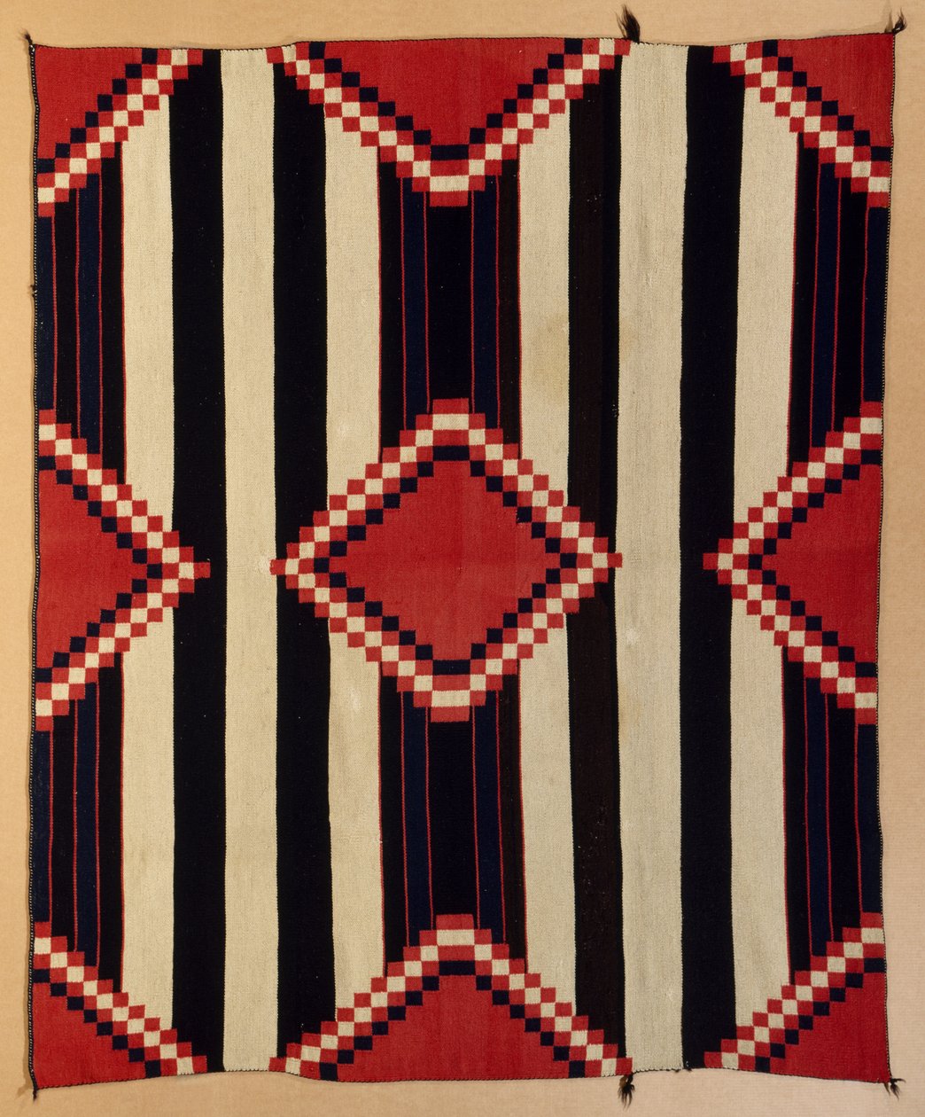 Navajo Faz III şefleri battaniyesi, 1880-90 (yün) by American School