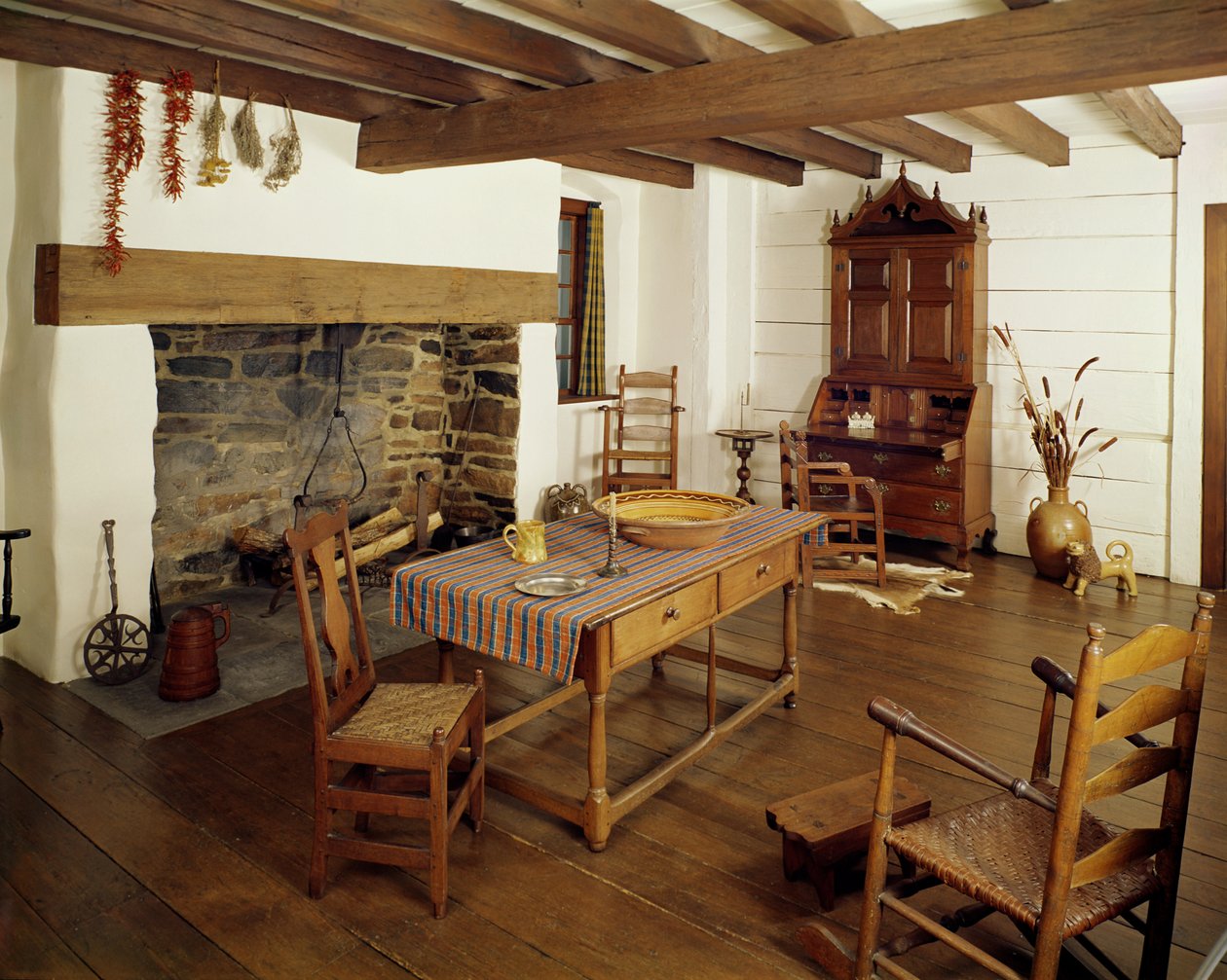 Piedmont Odası, Guildford County Kuzey Karolina, c.1766 by American School