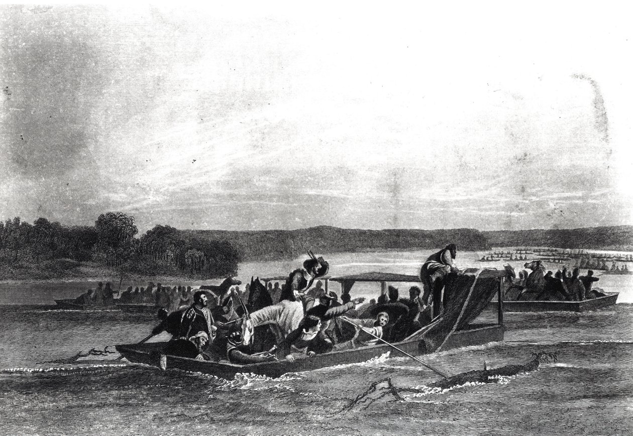 The Discovery of the Mississippi by de Soto, May 21st 1541   by American School