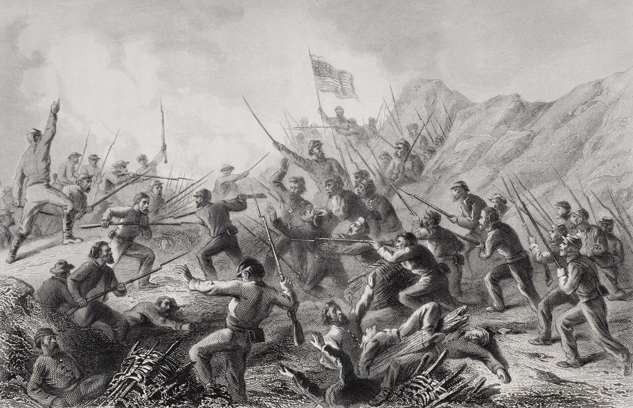 Vicksburg Kuşatması, Mississippi 1863 by American School