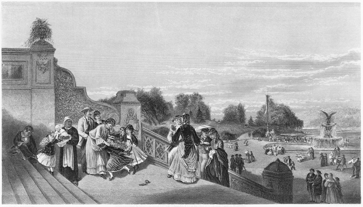 Terastan Görünüm, Central Park, 1872 by American School