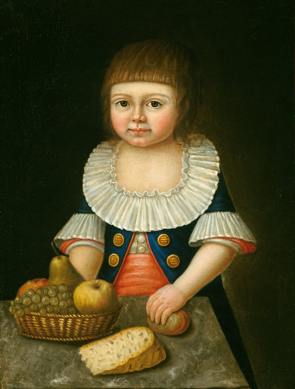 Meyve Sepeti Olan Çocuk by American 18th Century