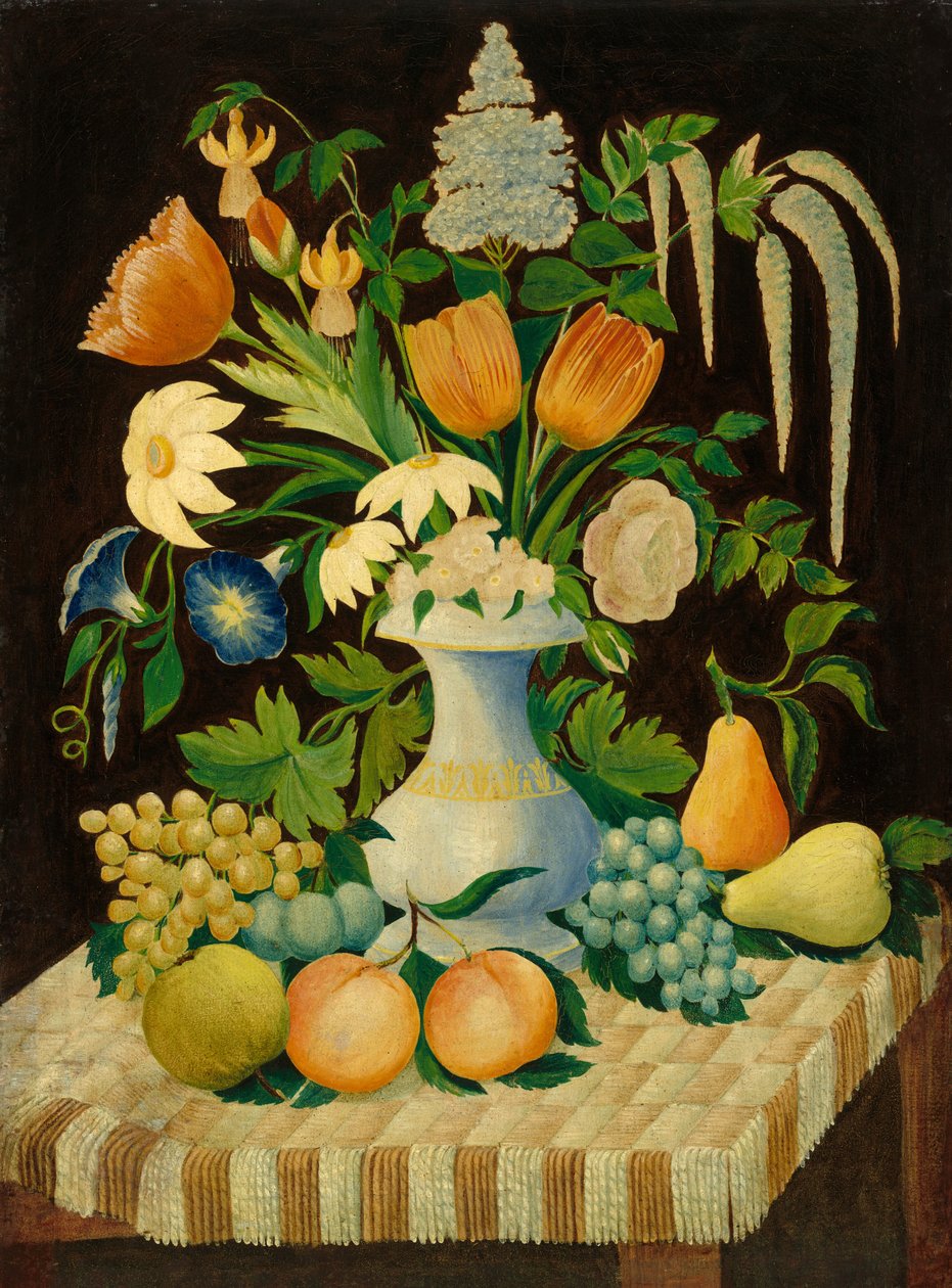 Çiçekler ve Meyve by American 19th Century