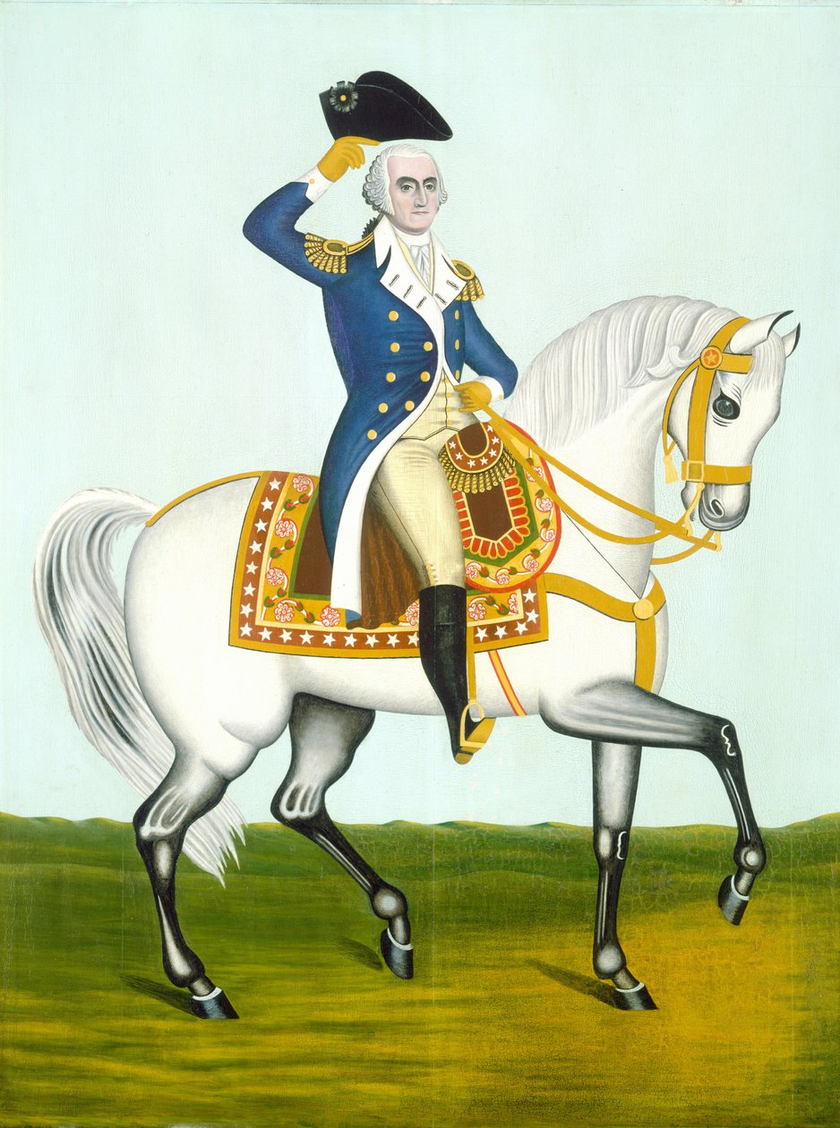 General Washington, Beyaz Bir Şarj Cihazında by American 19th Century