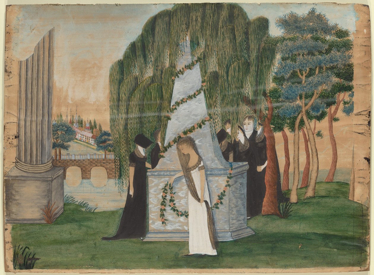 In Memoriam - Soldaki Sütun by American 19th Century