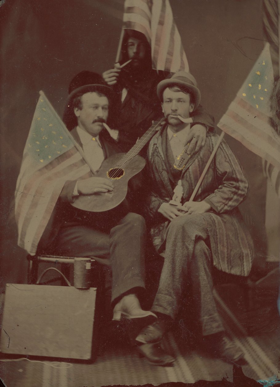 Üç Adamın Portresi by American 19th Century