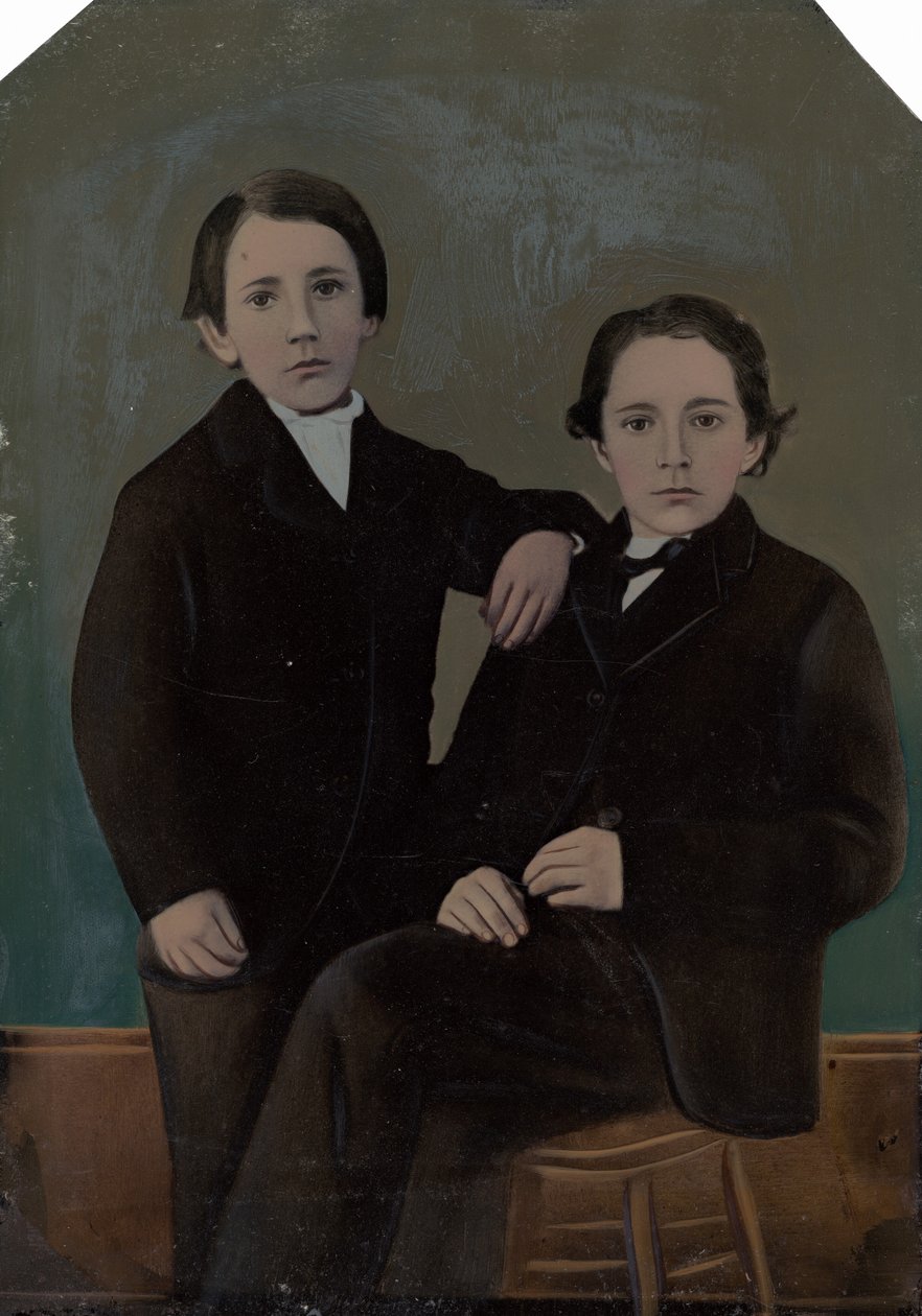 iki erkek portresi by American 19th Century