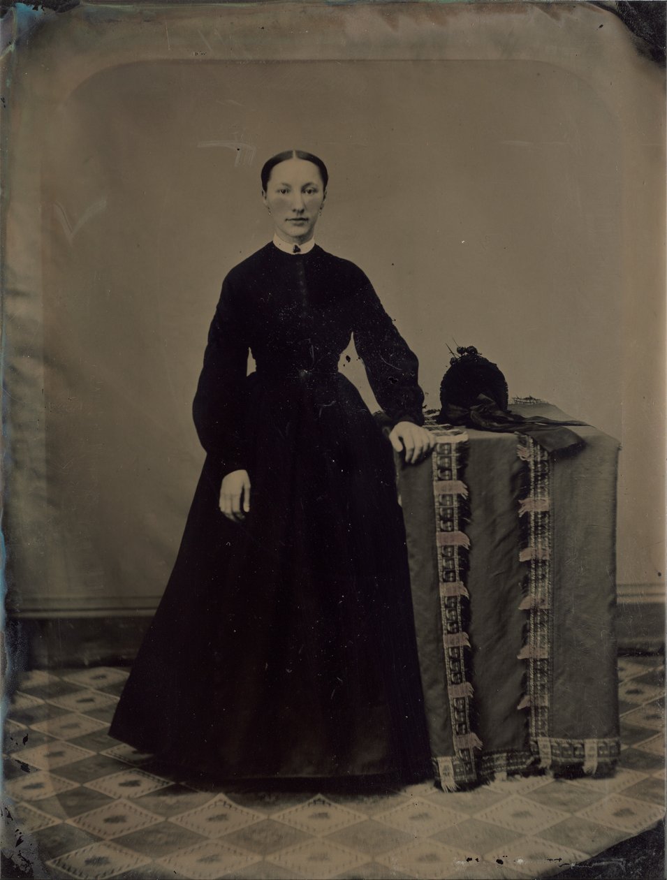 İç Savaş Dulunun Portresi by American 19th Century