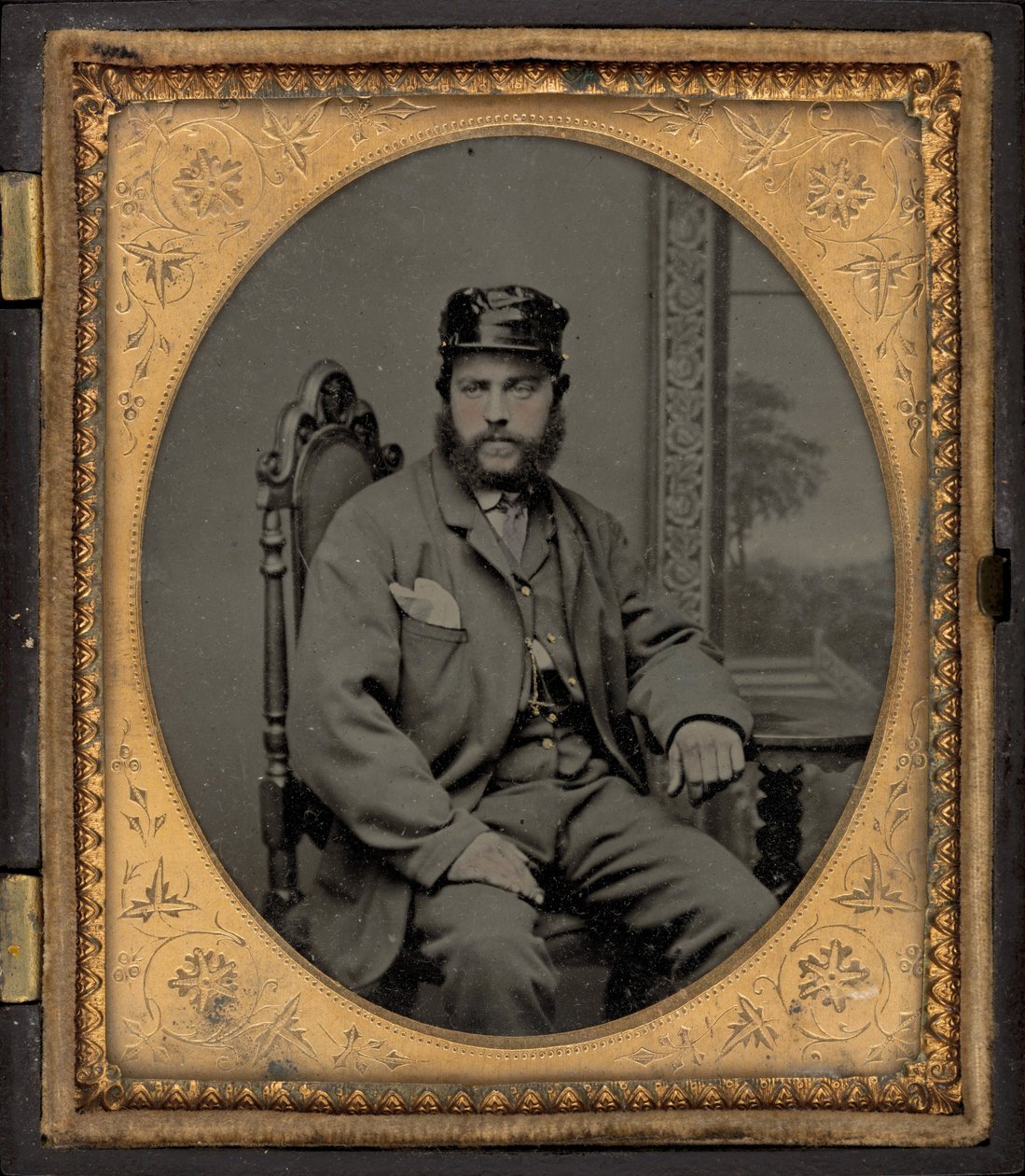 Bir Askerin Portresi by American 19th Century