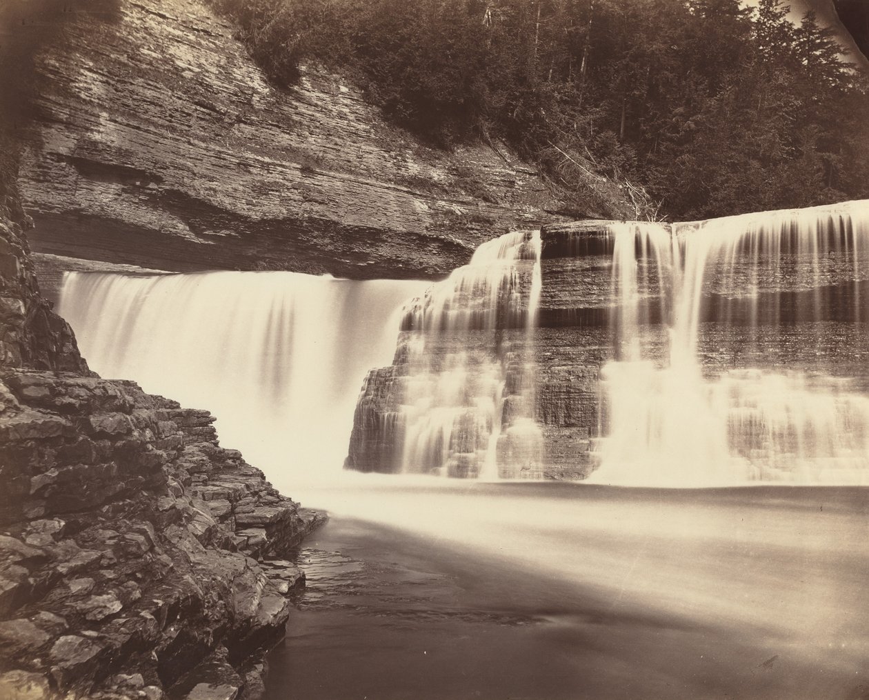 Trenton Şelaleleri, New York by American 19th Century