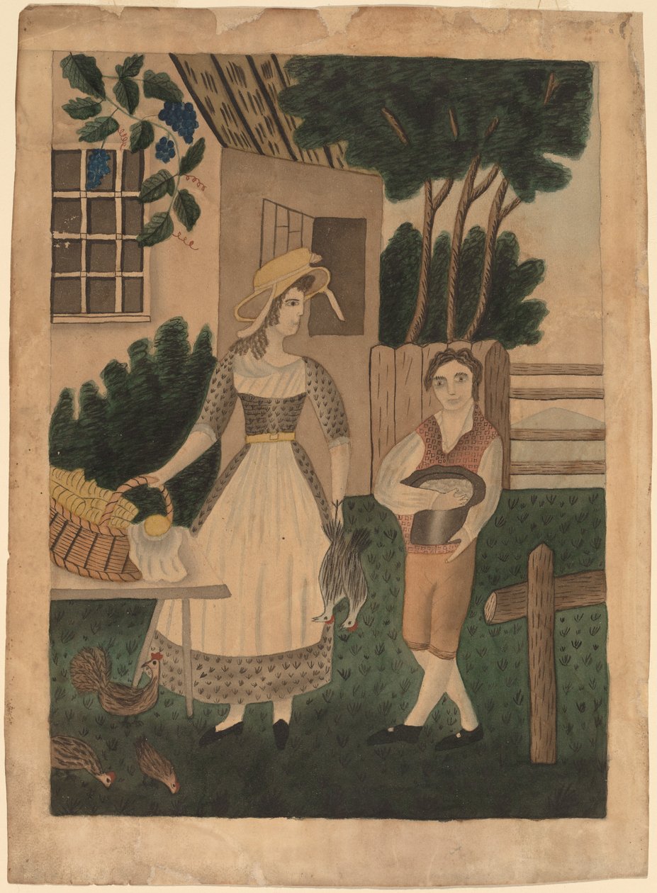Hükümlü Kadın ve Erkek by American 19th Century