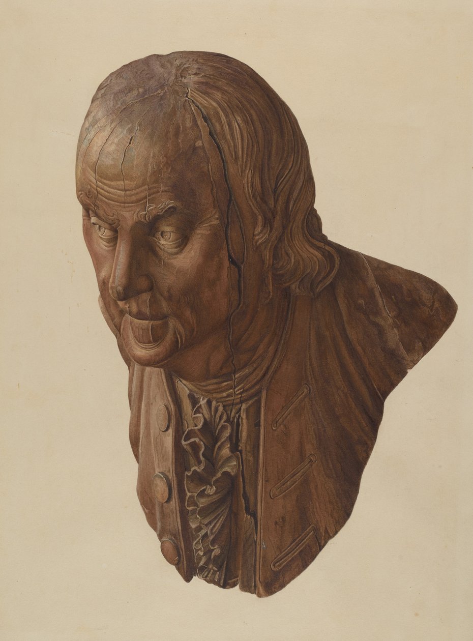 Figüran: Benjamin Franklin by American 20th Century