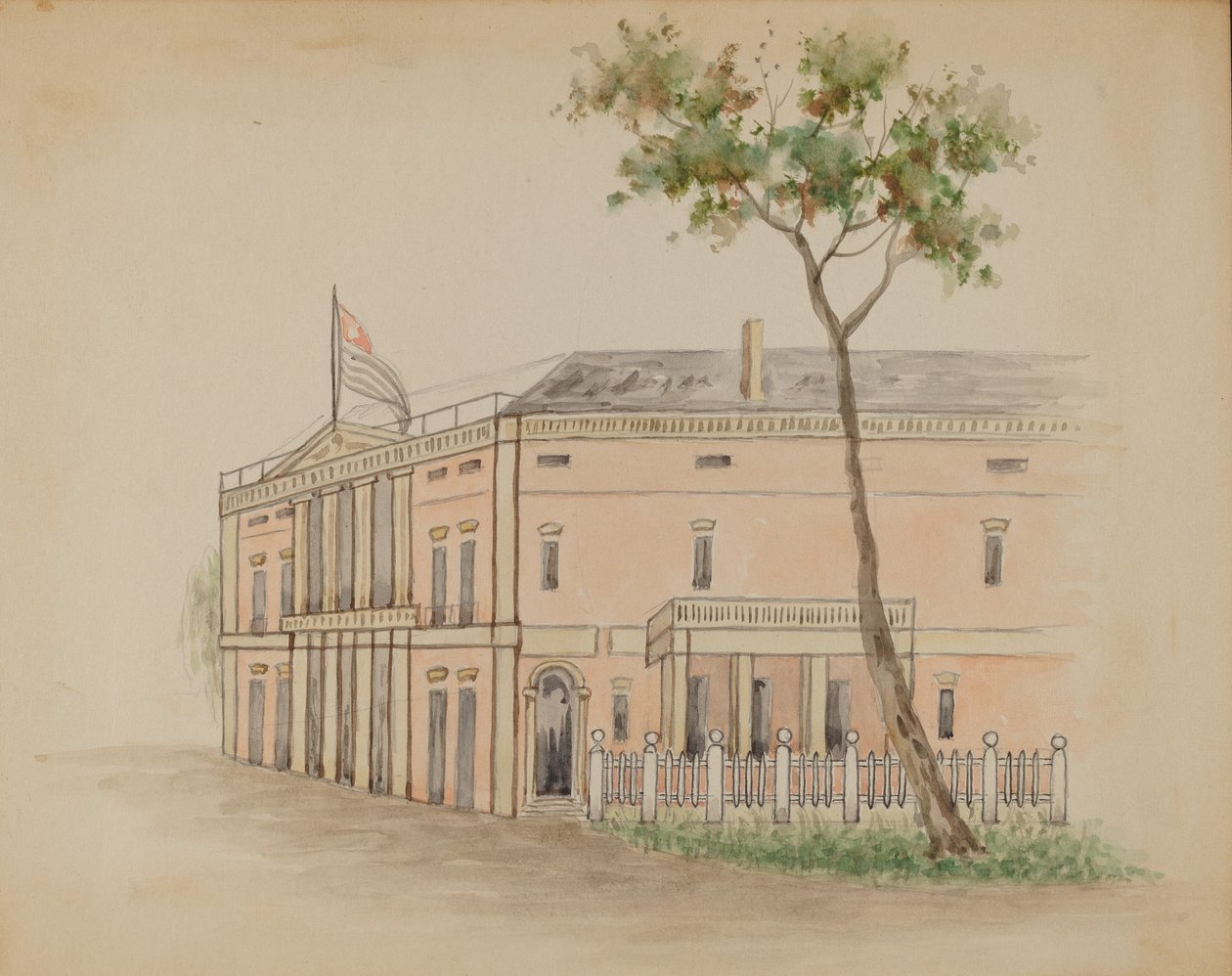 Bayraklı Ev by American 20th Century