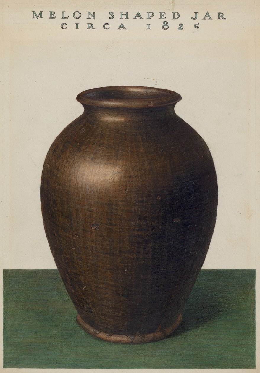 Kavun Şekilli Kavanoz by American 20th Century