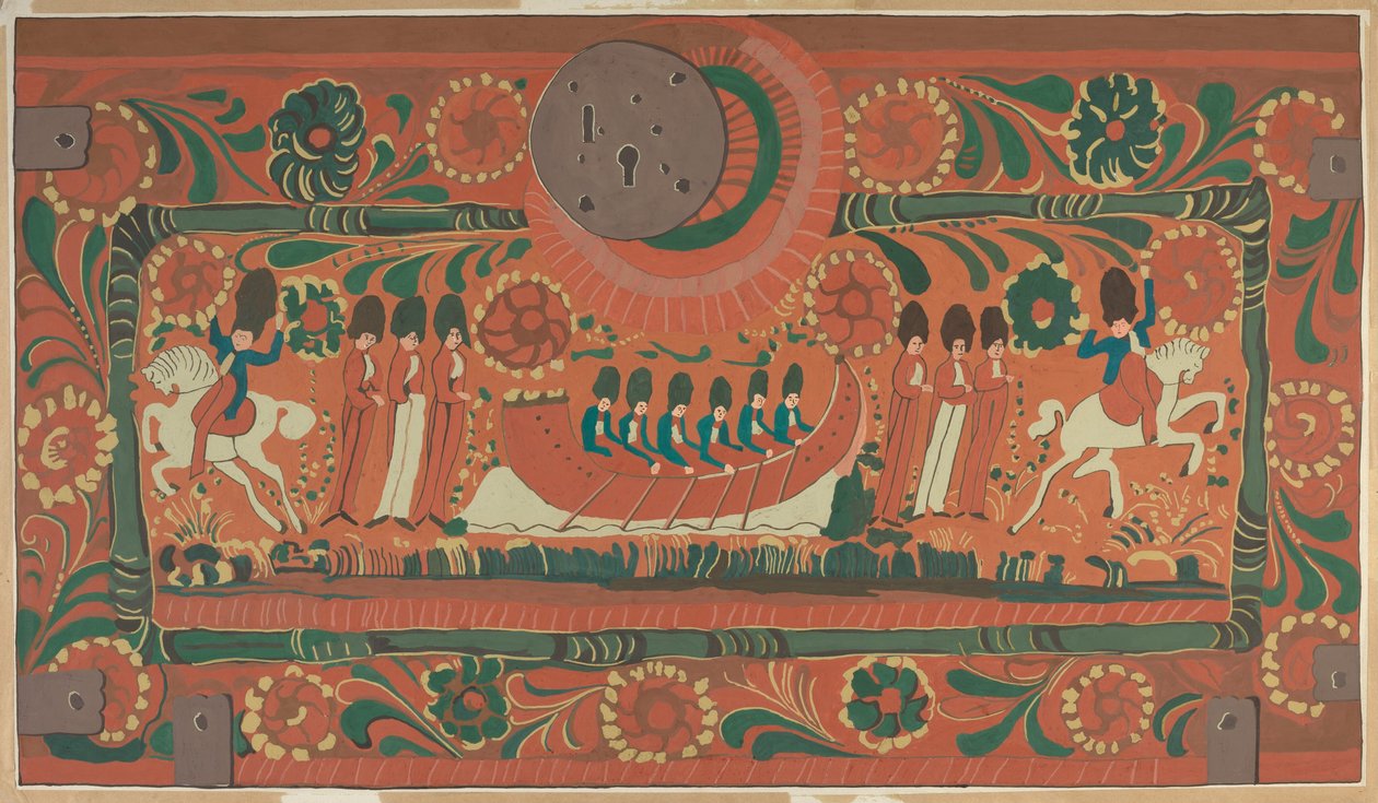boyalı sandık by American 20th Century