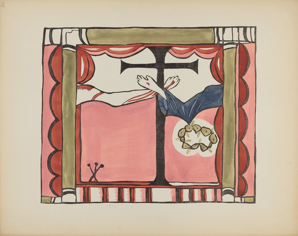 Plaka 14: Ana Altarpiece, Chimayo: "New Mexico