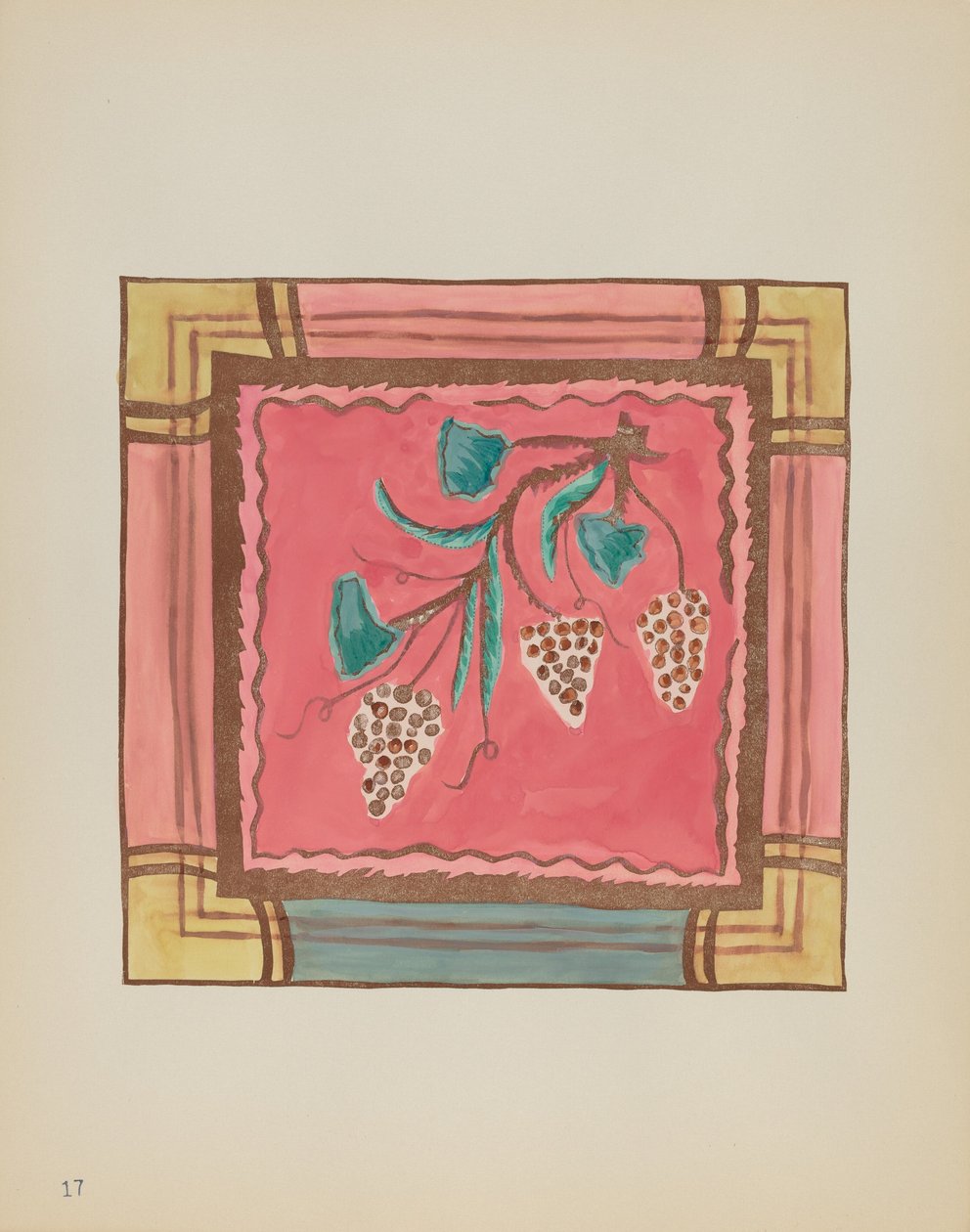 Levha 17: Üzümler, Sunak Paneli: "New Mexico