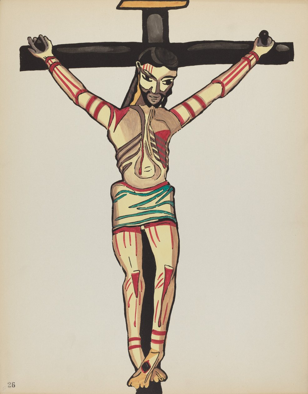 Levha 26: Çarmıha Gerilmiş İsa, Taos: "New Mexico