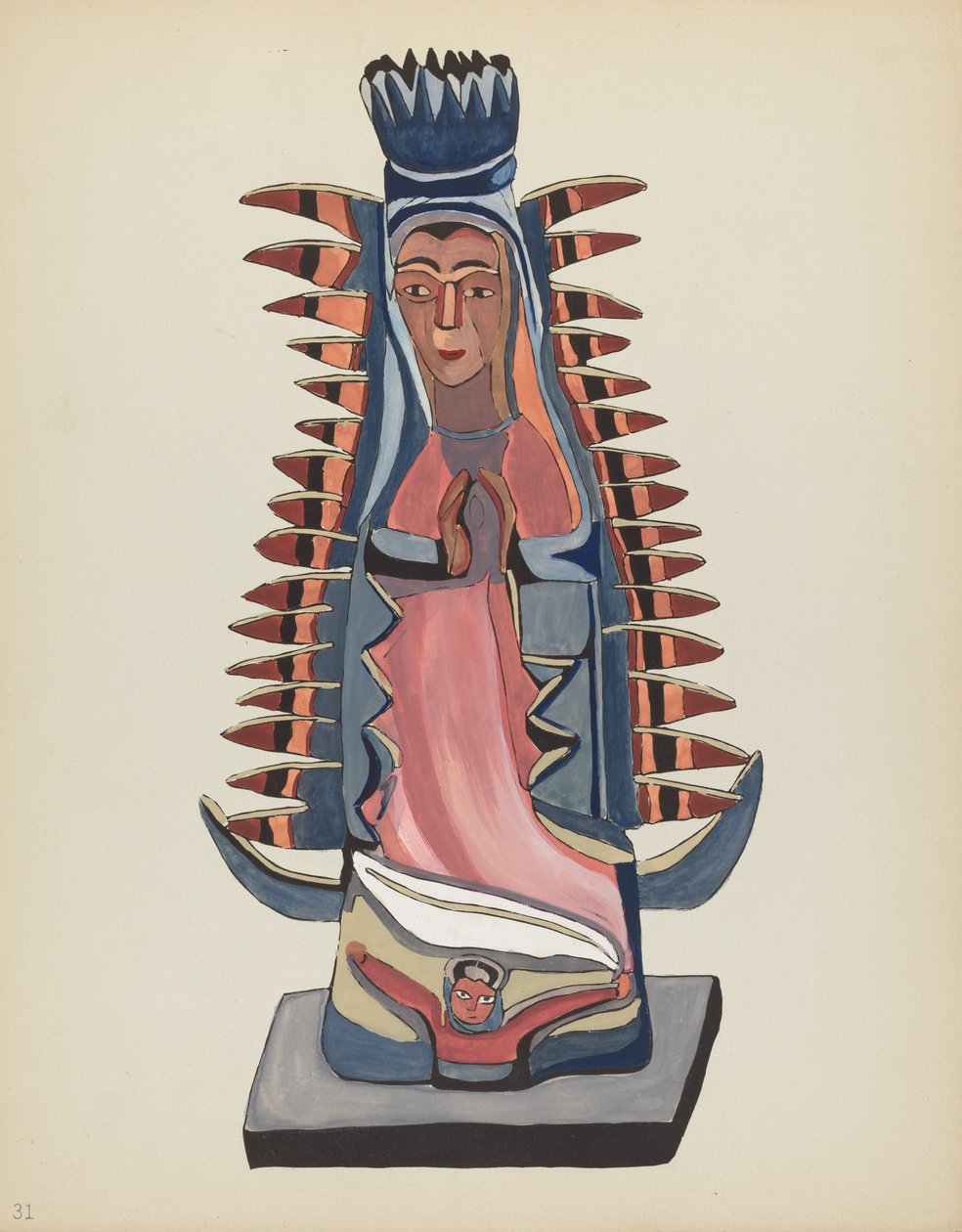 Levha 31: Our Lady of Guadalupe: "New Mexico
