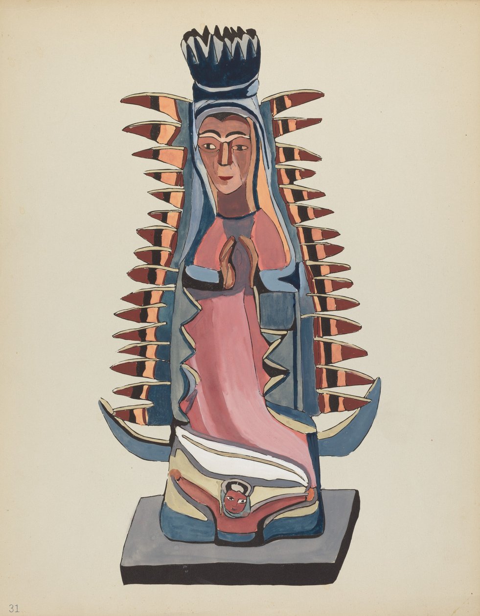 Levha 31: Our Lady of Guadalupe: "New Mexico