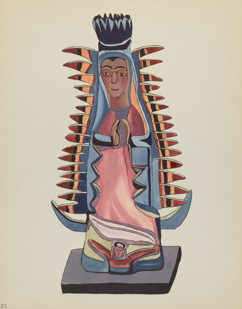 Levha 31: Our Lady of Guadalupe": "New Mexico