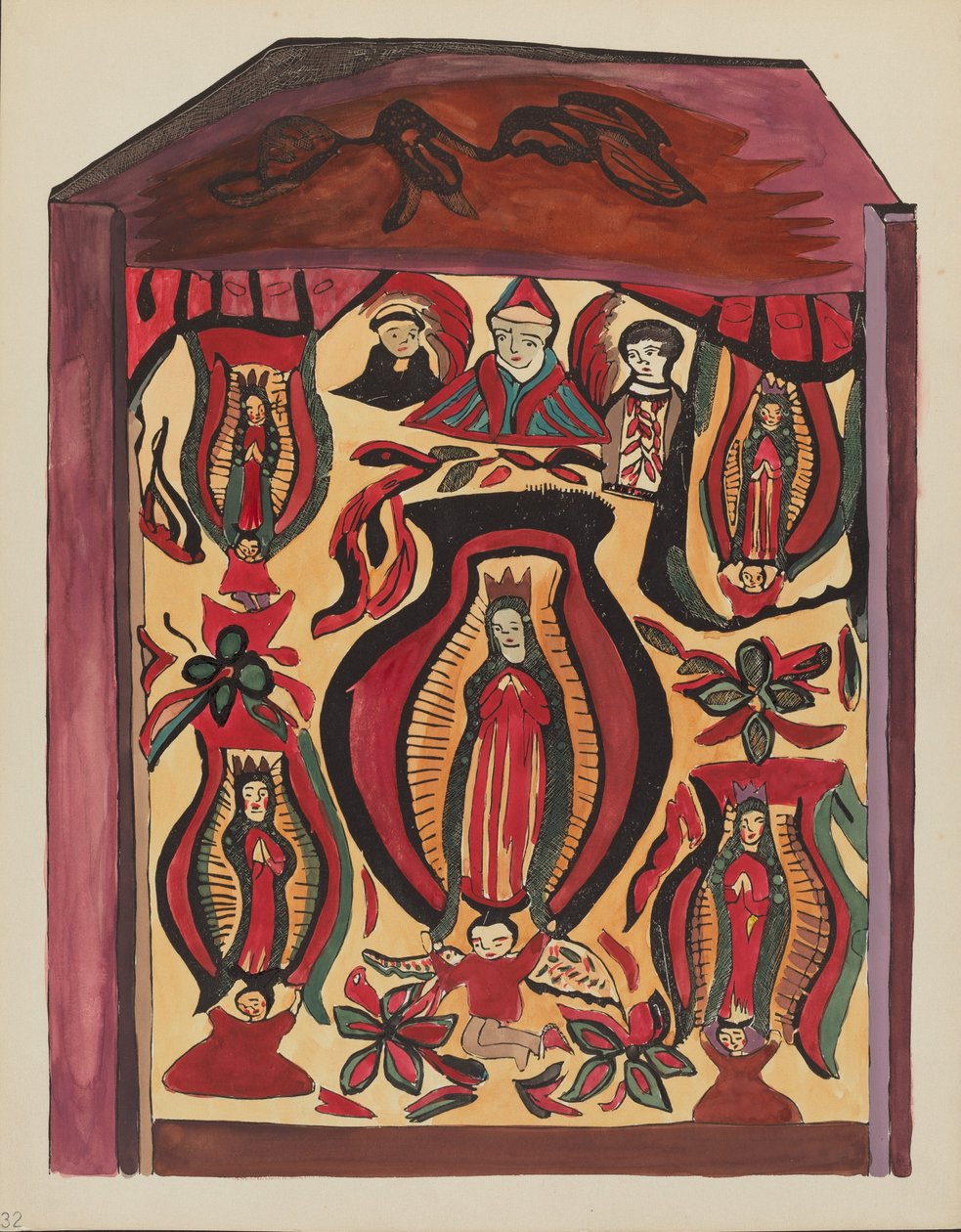Plaka 32: Our Lady of Guadalupe": "New Mexico