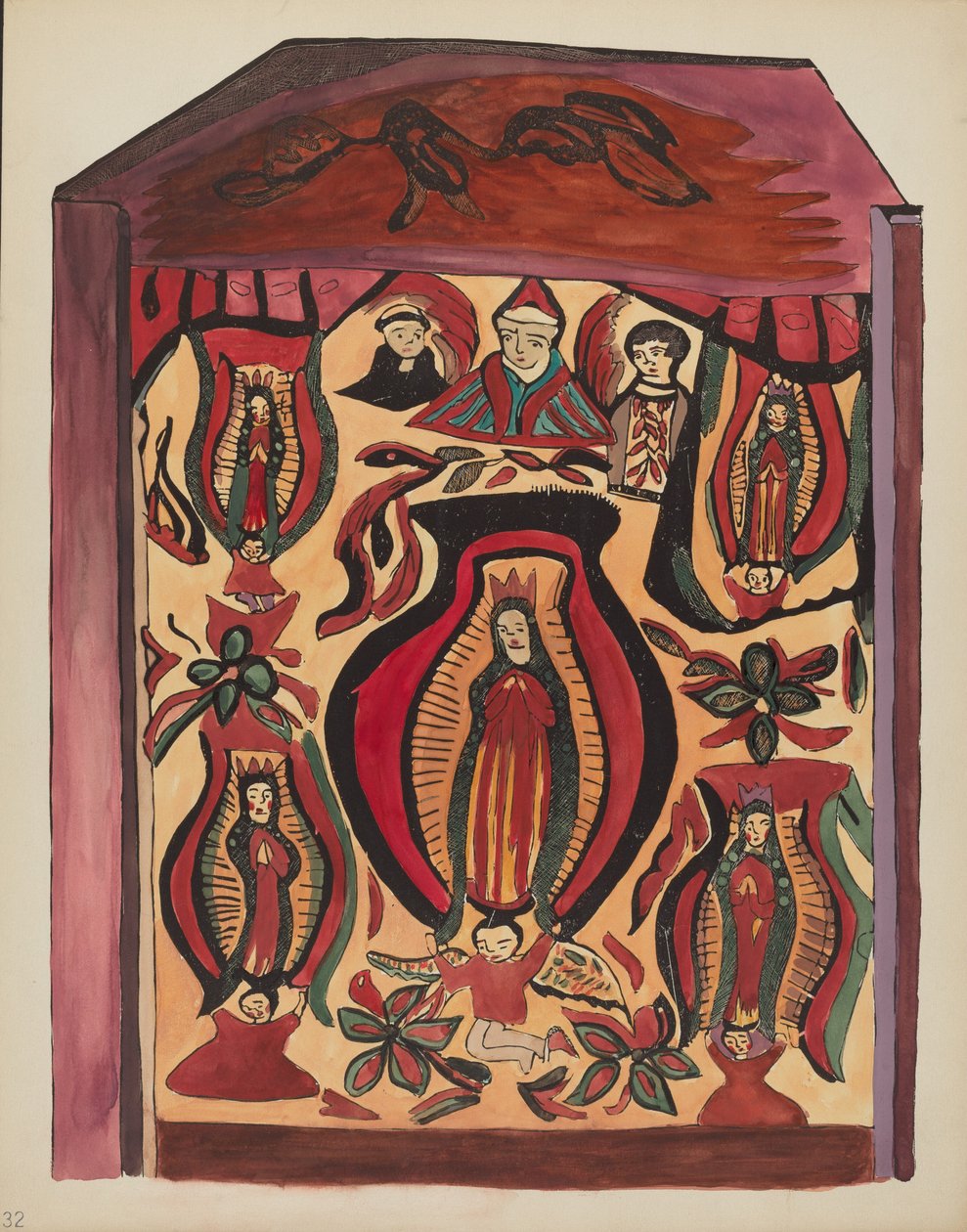 Plaka 32: Our Lady of Guadalupe: "New Mexico