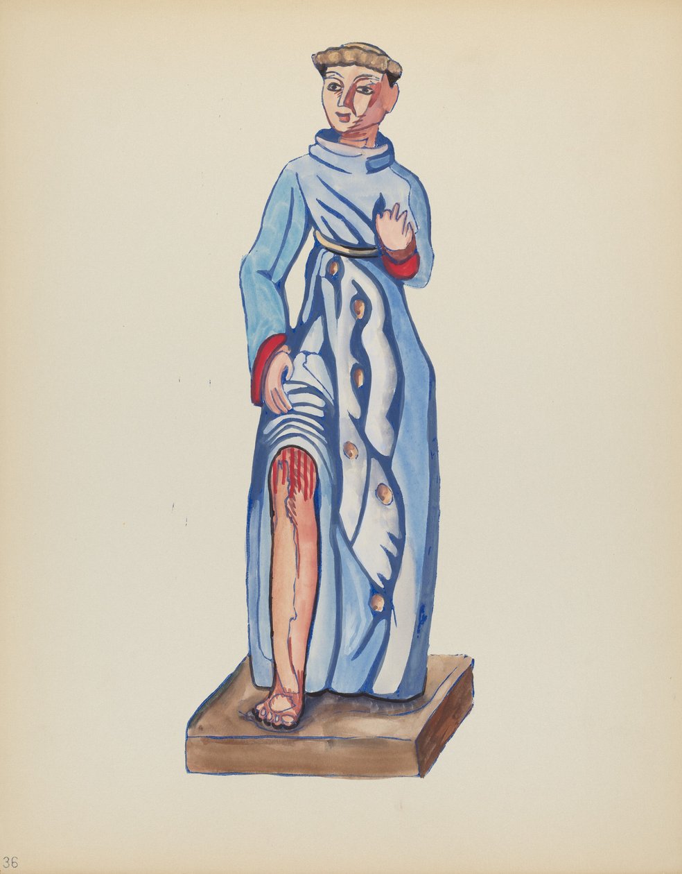 Levha 36: Saint Roch: "New Mexico