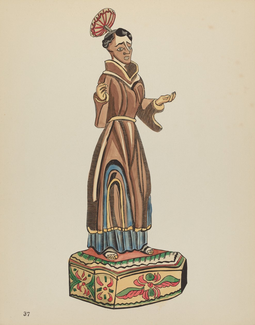 Levha 37: St. Anthony Bulto: Portföyden "New Mexico