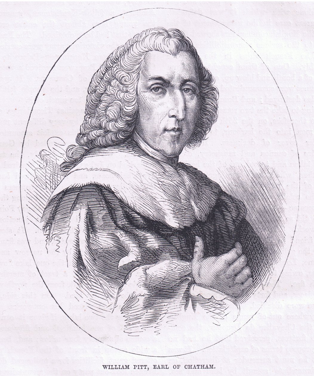 William Pitt, Chatham Kontu, Cassell, Petter & Galpin tarafından yayınlanan Cassells History of the United States