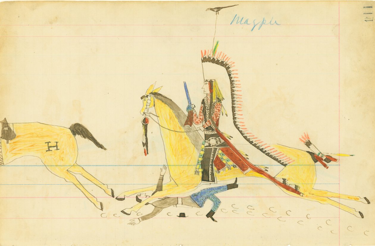 Saksağan, Uluyan Kurt, Güney Cheyenne by American Native