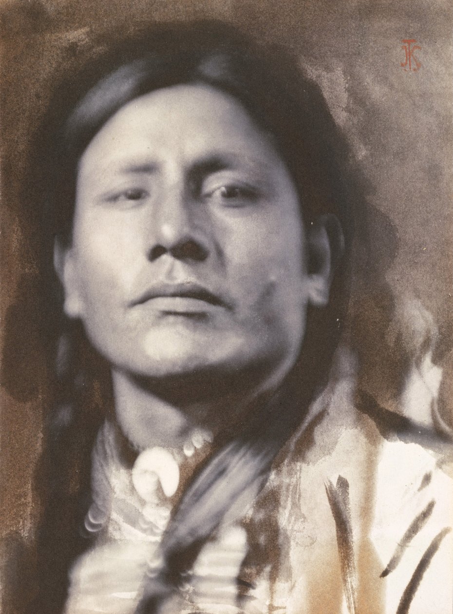 Bir Siyu Şefi, 1898 dolayları (platin baskı) by American Photographer