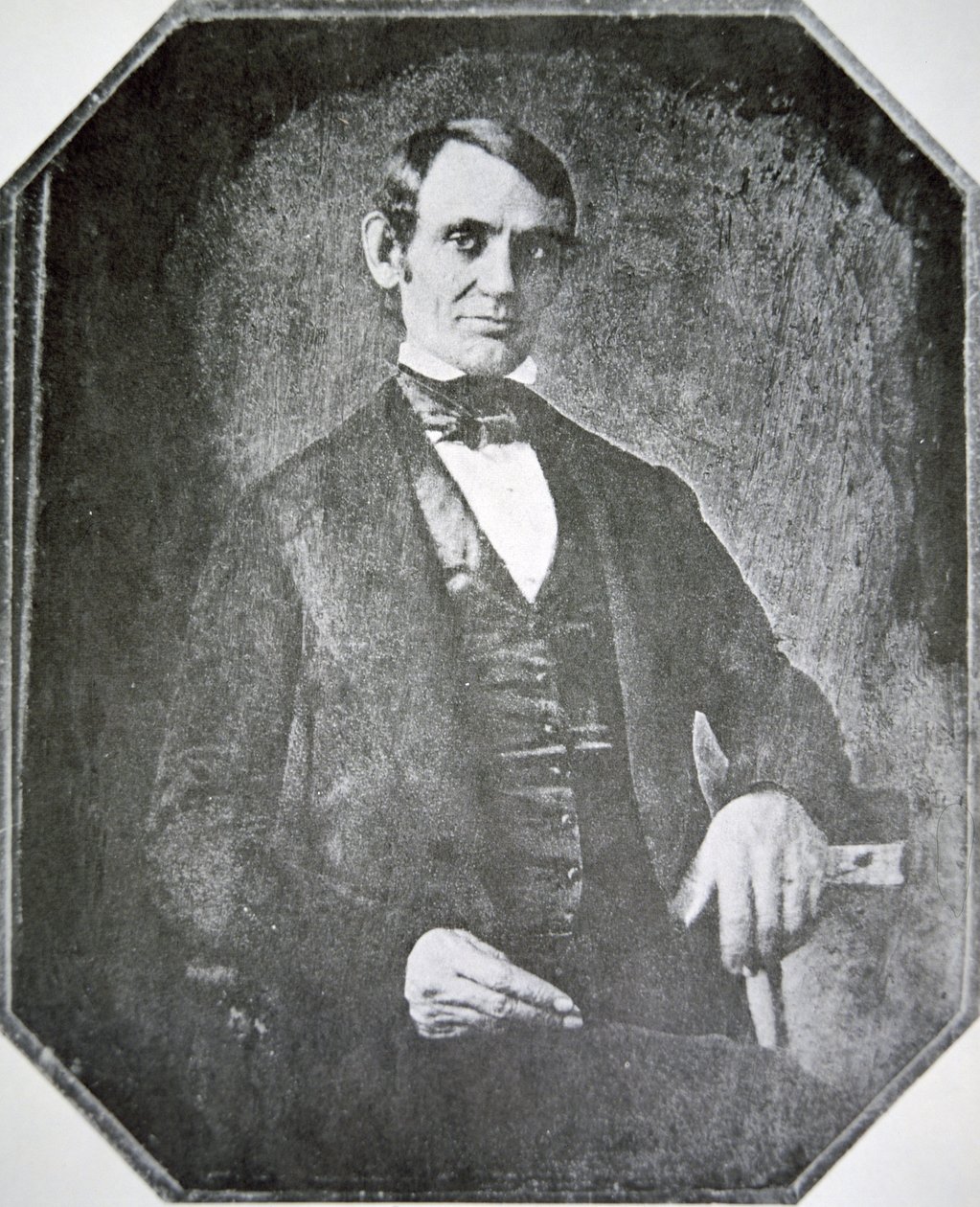 Abraham Lincoln (1809-65) 37 yaşında Kongre üyesi olarak by American Photographer