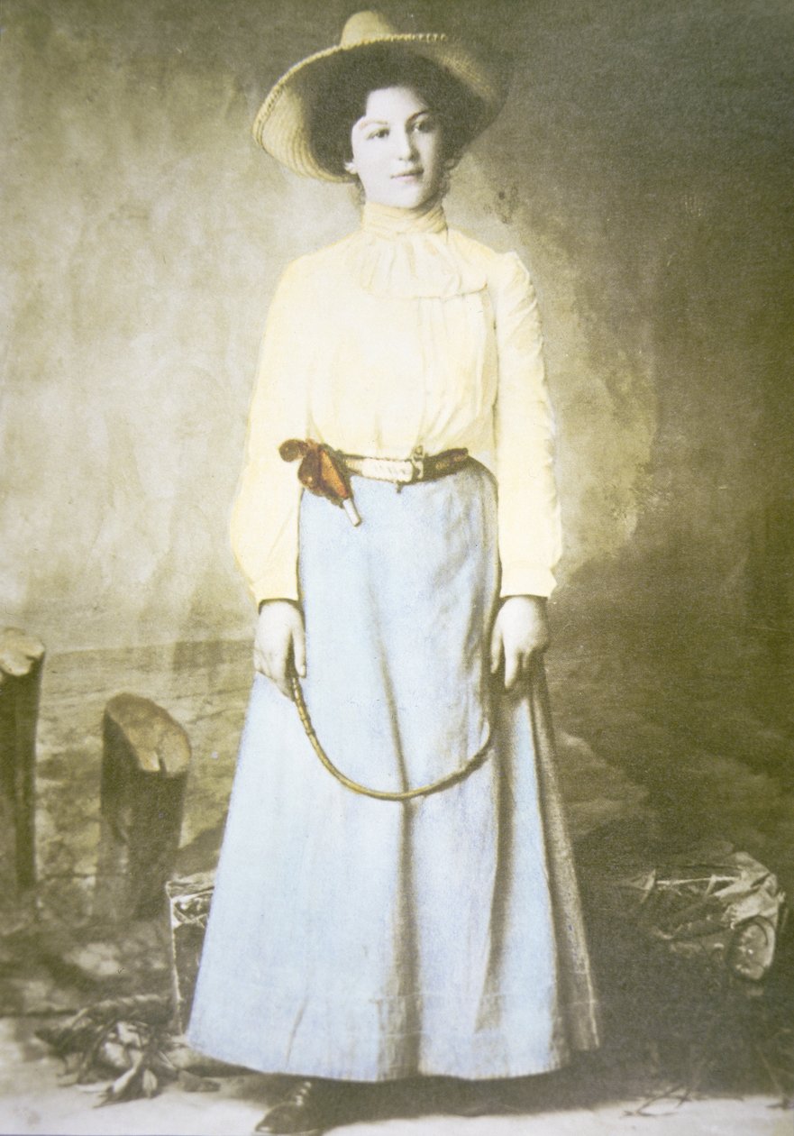 Kansaslı Anna Webb, 1880 dolayları (s/b fotoğraf) by American Photographer