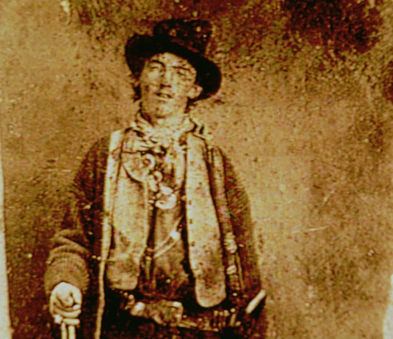 Billy The Kid (1859-81) c.1880 (orijinal tintype kopyası) by American Photographer