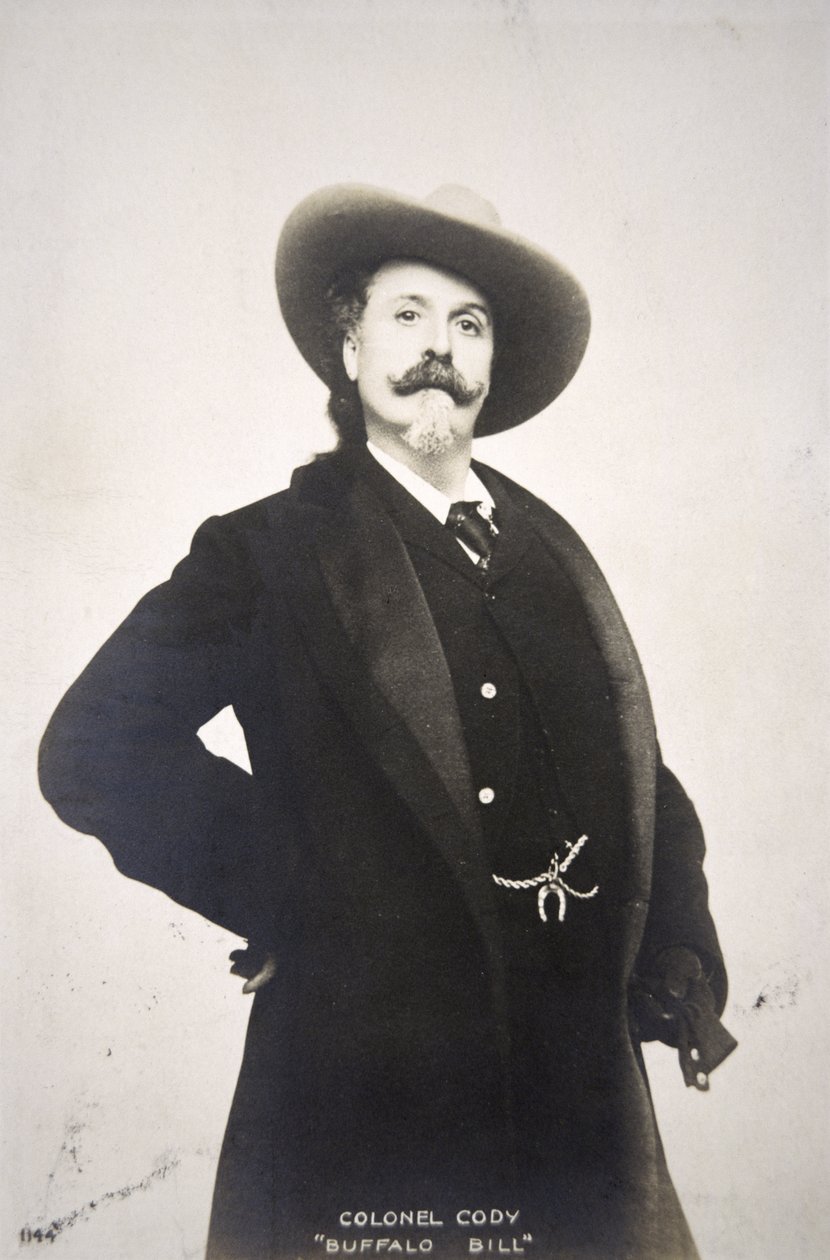Buffalo Bill (1846-1917) kartpostalı by American Photographer