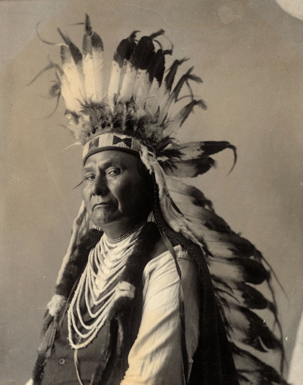 Chief Joseph Washington, Nez Perce, District of Columbia, Nisan 1900 (s/b fotoğraf) by American Photographer