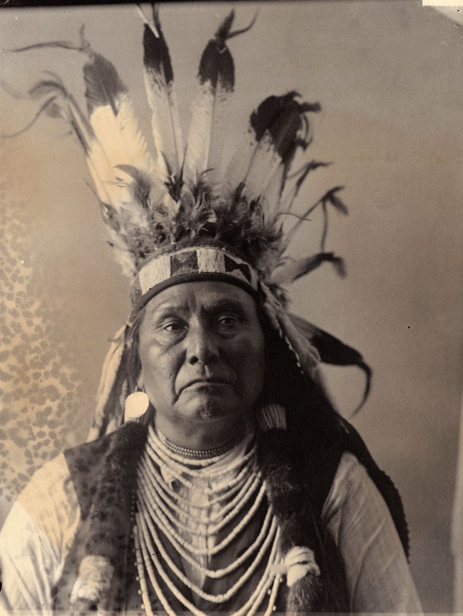 Chief Joseph Washington, Nez Perce, District of Columbia, Nisan 1900 (s/b fotoğraf) by American Photographer